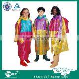 High quality durable children rain poncho