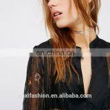 Clothing Spring Sheer Sleeves Lady Latest Fashion Blouse Design 2016 thumbnail-4