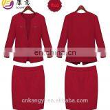 Sexy Office Uniform for Lady With Yellow Black Blue Red Color thumbnail-3