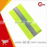 Fluorescent Grey Oxford Webbing With High Reflective Heat Transfer Tapes In Middle