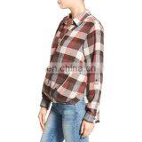 Wholesale Women Blouses & Shirts Spread Collar Casual Style Long Sleeve Shirt thumbnail-2