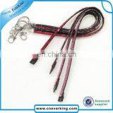 Bulk Beautiful Red Blue and White Crystal Rhinestone Lanyard