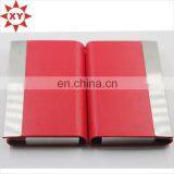 Shiny Metal Black Leather Business Card Holder thumbnail-6