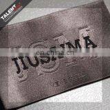 Custom High Quality Loop Folded Woven Private Label for Clothing thumbnail-5