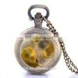New Black Doctor Who Design Pocket Watch Necklace Vintage Pendant Quartz Unisex Pocket Watch Wholesale Fast Shipping thumbnail-6
