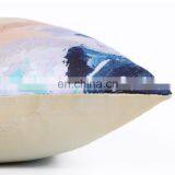 Oil Painting Sunset Mountains Decor Pillowcases Polyester 30x50cm Square Hidden Zipper Home Cushion Decorative Pillowcase thumbnail-4