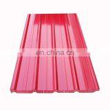 Standard Sizes 0.12mm 16 ft Black Red Colored Roof Panels Metal Corrugated Sheets for Sale thumbnail-1