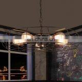Colorful Chandelier With Ceiling Fan Crystal Pendant Lamp thumbnail-7