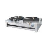 Catering Equipment Double Head Electric Crepe Making Machine Commercial Crepe Griddle Suppliers thumbnail-1