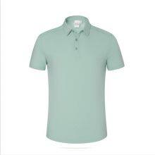 Custom T-Shirt With Front and Back Print Cotton Quick Drying Polo Neck T-shirt thumbnail-2