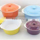 Oven Safe Small Size and Big Size Cerami Onion Soup Pot thumbnail-1