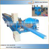 Square downspout cold making machine/ Water Gutter Channel water down pipe rolling forming line