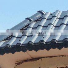 Excellence Insulation Colonial Roofing PVC UPVC Spanish ASA Synthetic Resin Roof Tiles for Industry Villa Home thumbnail-3