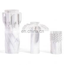 Modern 3D Print White Ceramic Decoration Home Room Porcelain Flower Vase Art Decor thumbnail-1