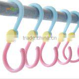 3Pcs/Set Factory Direct China Plastic Coat Wall Hanger Hook thumbnail-1