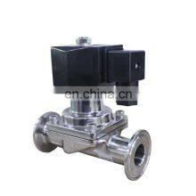 24VDC Stainless Steel Food Safe Sanitary Beer Solenoid Valve thumbnail-3