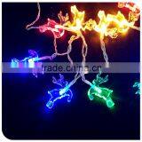 20L Red , Yellow & Blue , Green Colors Christmas Battery Light With Deer Led Covers thumbnail-5