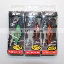 BACKBONE SPOON Colors Saltwater Jigging Lure Feather Sequins Spoon Lure Fishing Spoon Lure With Good Price thumbnail-3