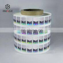 Silver Color Security Hologram QR Code Anti Counterfeit Stickers thumbnail-5