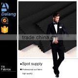 Stock 430G TR Cheap Twill Black Mans Suit Fabric thumbnail-5