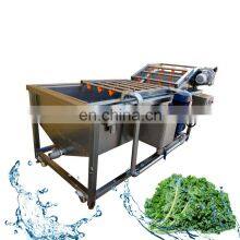 Kale Washer Fruit Washing Machine Vegetable Dehydrating Processing Line