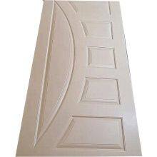 Raw Flat surface mdf door skin 4mm HDF skin door panel Raw face with design