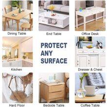 Fuxing Thick Transparent Glass PVC Soft Sheet 0.8mm Clear Table Covers Rolls Waterproof Soft Pvc Plastic Kitchenet PvcRoll thumbnail-3