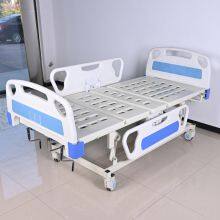 Zhenbang Manual Three Function Nursing Bed - High Strength Bed Frame With Back Lifting, Leg Lifting, Height Adjustment thumbnail-2