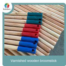 Factory Wholesale Furniture Varnished Wooden Broomstick for Plastic Broom Mop Handle Floor Cleaning Supplies thumbnail-3