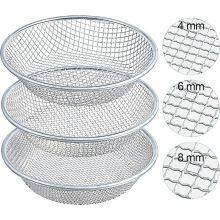 Coarse Sieve for Soil Compost Separator Sifter Stainless Steel Crimped Wire Mesh Welding Bending 30cm Diameter Durable Gardening thumbnail-1