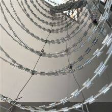 High-Tensile Razor Barbed Wire for High-Security Wall Fencing thumbnail-1