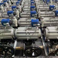 ANSI SS 304/316 Stainless Steel Flange Ball Valve Two-Piece 2 Way Electric/Pneumatic Actuator Ball Valves thumbnail-4