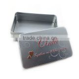 wet tissue packaging tin box,tin cosmetic box,soap boxes for girl