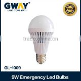 2835SMD Recharegable led emergency bulb with 9watts power