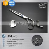 professional Shaped blade and nails hair scissors