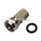 RG6 F Connector Male Twist on Crimp Connector thumbnail-2