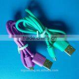 Factory Wholesales UL Certified Colorful Micro USB Cable Wires And Cables Electrics USB Charger Cable For Smart Phone 50CM thumbnail-6