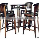 Bar Table and Chairs Set - Wooden Bar Sets