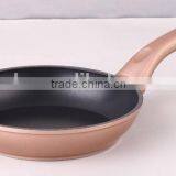 Aluminum Pressed/ Forged Copper Nonstick Coating Outer Painting Fry Pan Pizza Pan Egg Pan Round Crepe Pan thumbnail-5