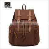 Best Selling Fashion Retro Canvas Backpack/canvas Drawstring Backpack Bag