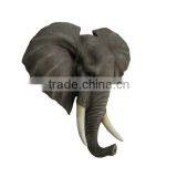 Polyresin Elephant Head Decor Animal Head Decoration thumbnail-1