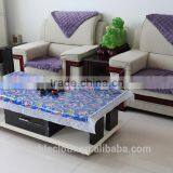 Gold Coatedand Printed Transparent Pvc Tablecloth thumbnail-1