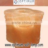 HIMALAYAN SALT CANDLE HOLDERS -BAMBOO SHAPE