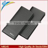 Chinese Wallet manufacturer hot sell men Casual woven plaid wallet clip wholesale