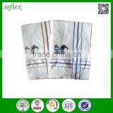 China Manufacturer Cheap Waffle Weave Cock Embroidered Kitchen Tea Towels thumbnail-1