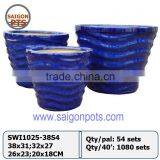 Vietnamese Pottery, Planters, Pots, Vases, Vasos Vietnamitas thumbnail-6