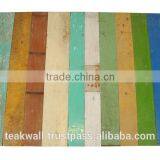 PAINTED TEAK PLANK