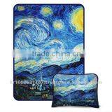 "The Starry Night"(a painting by Vincent Van Gogh) masterpiece Cushion blanket)