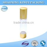 Gold airless packaging cosmetic big botle
