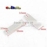 24*6mm Metal Zipper Pull Tap Zinc Alloy Nickle Plated For DIY Zipper Sliders #FLQ159-S thumbnail-1